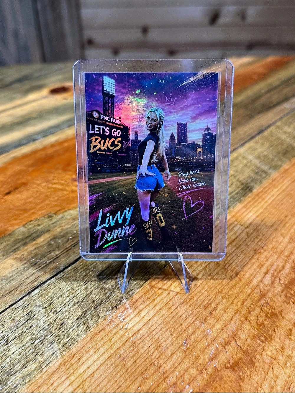 Livvy Dunne “Let’s Go Bucs” Custom Card